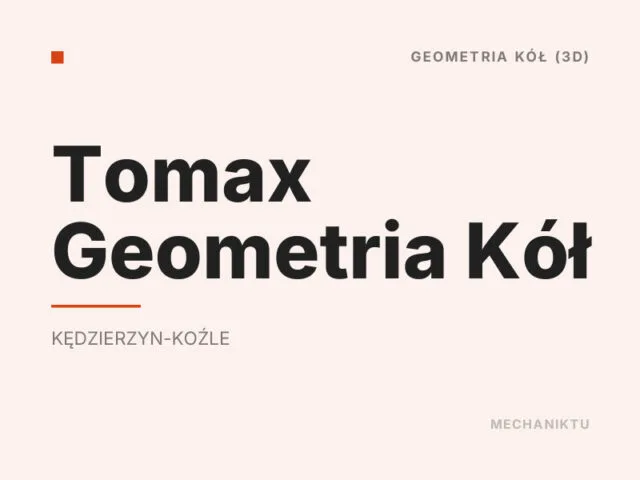 Tomax Geometria Kół
