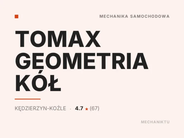TOMAX GEOMETRIA KÓŁ