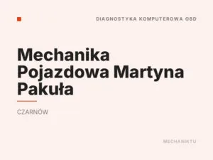 Mechanika Pojazdowa Martyna Pakuła
