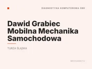 Dawid Grabiec Mobilna Mechanika Samochodowa