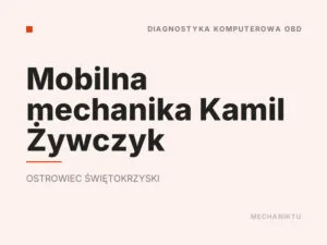 Mobilna mechanika Kamil Żywczyk