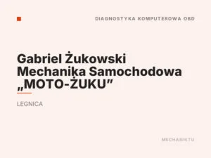 Gabriel Żukowski Mechanika Samochodowa „MOTO-ŻUKU”