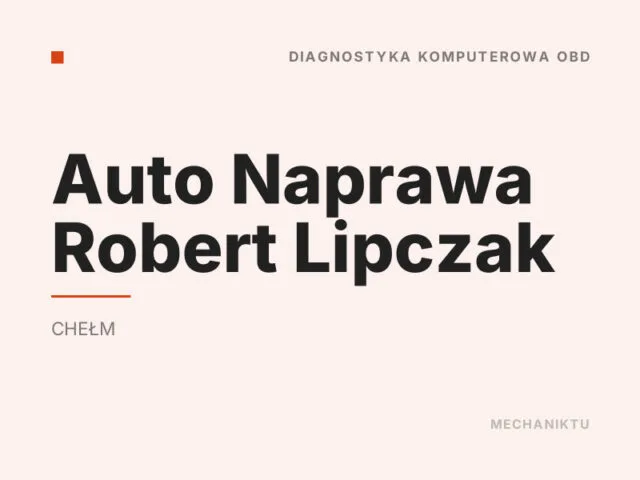 Auto Naprawa Robert Lipczak