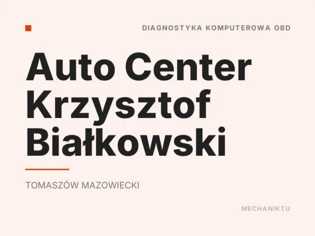 Auto Center Krzysztof Białkowski