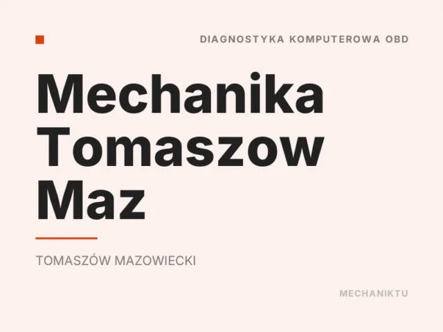 Mechanika Tomaszow Maz