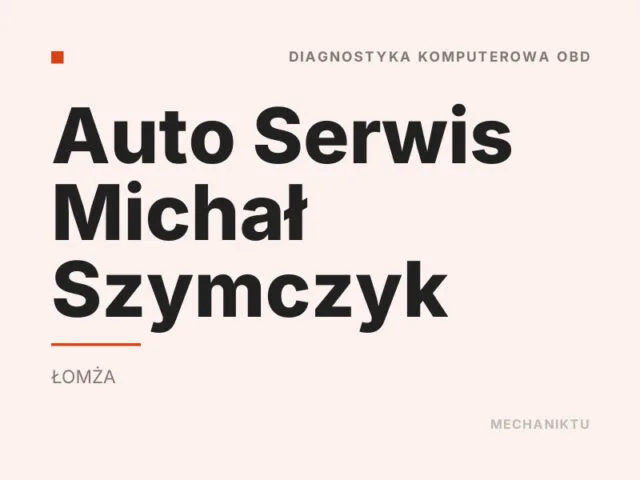 Auto Serwis Michał Szymczyk