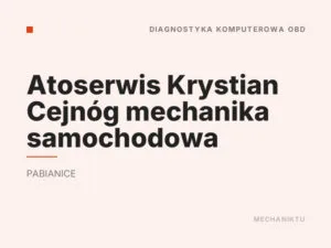 Atoserwis Krystian Cejnóg mechanika samochodowa