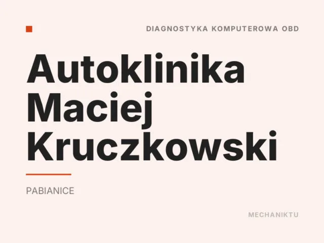 Autoklinika Maciej Kruczkowski