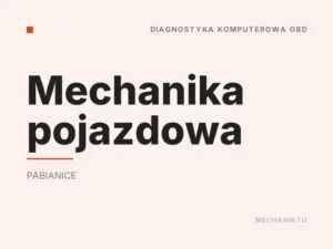 Mechanika pojazdowa