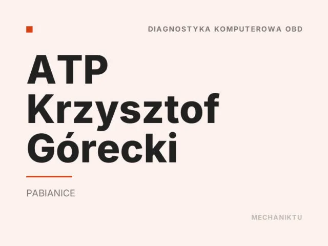 ATP Krzysztof Górecki