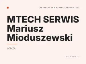 MTECH SERWIS Mariusz Mioduszewski