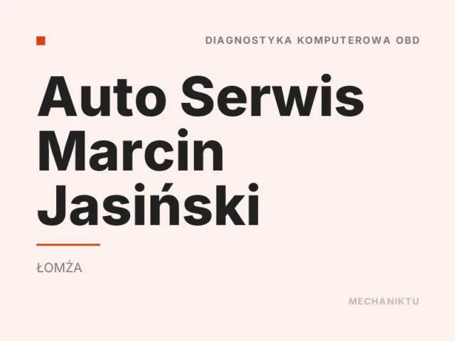 Auto Serwis Marcin Jasiński