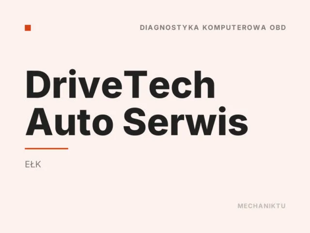DriveTech Auto Serwis
