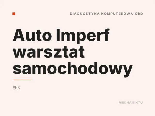 Auto Imperf warsztat samochodowy