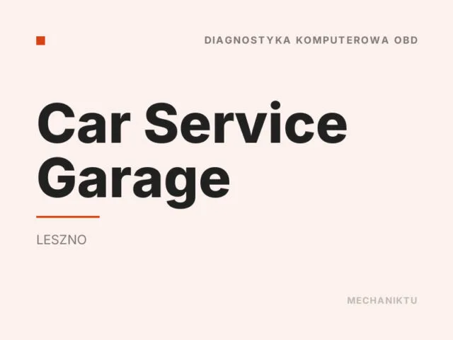 Car Service Garage