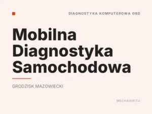 Mobilna Diagnostyka Samochodowa