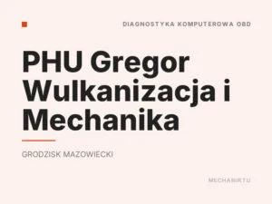 PHU Gregor Wulkanizacja i Mechanika