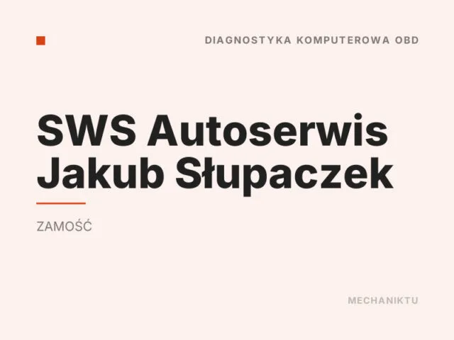 SWS Autoserwis Jakub Słupaczek