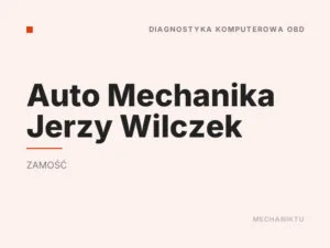 Auto Mechanika Jerzy Wilczek