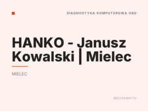 HANKO – Janusz Kowalski | Mielec