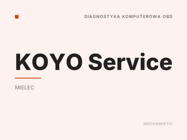 KOYO Service