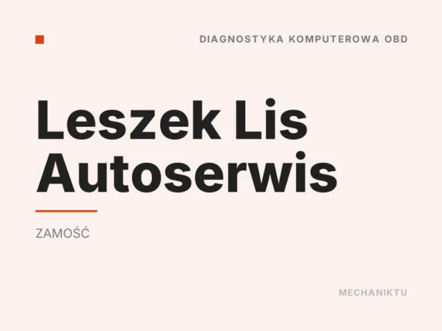 Leszek Lis Autoserwis