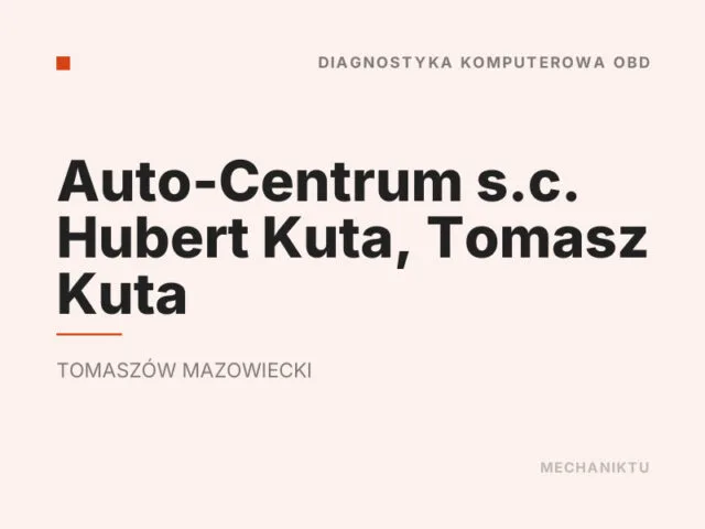 Auto-Centrum s.c. Hubert Kuta, Tomasz Kuta