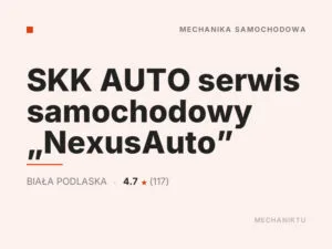 SKK AUTO serwis samochodowy „NexusAuto”