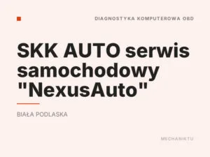 SKK AUTO serwis samochodowy „NexusAuto”